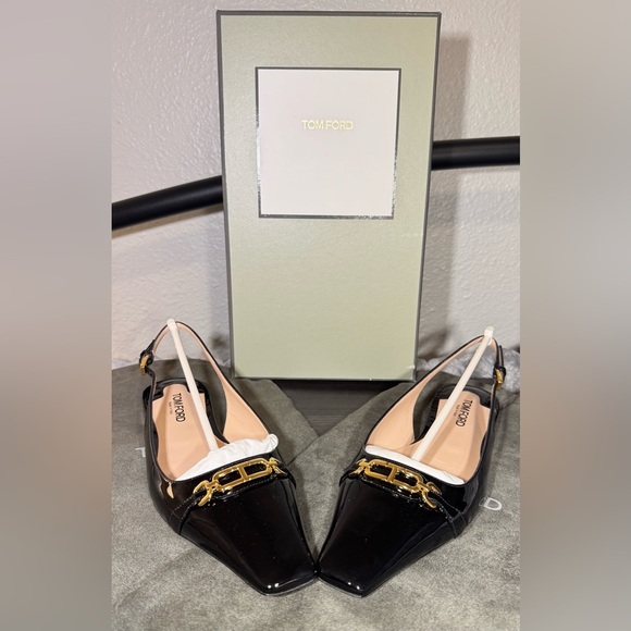 TOM FORD
Black Patent Leather Slingback Flats
Women’s US 8 - Picture 5 of 14